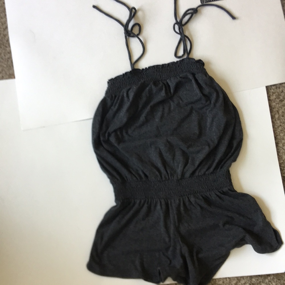 Gray one piece outfit